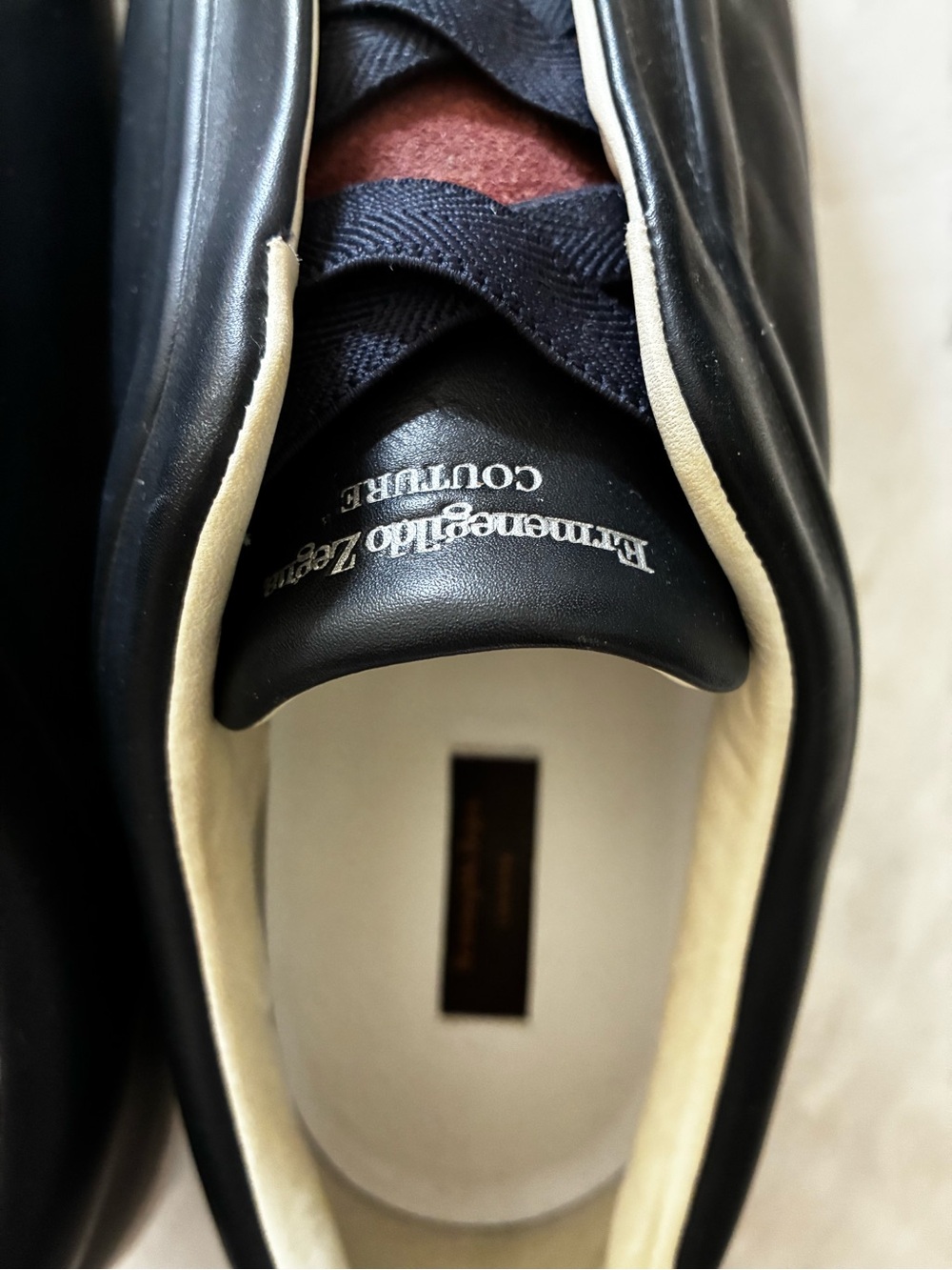 NWOB Ermenegildo Zegna Couture Triple Stitch Sneakers - Picture 6 of 7